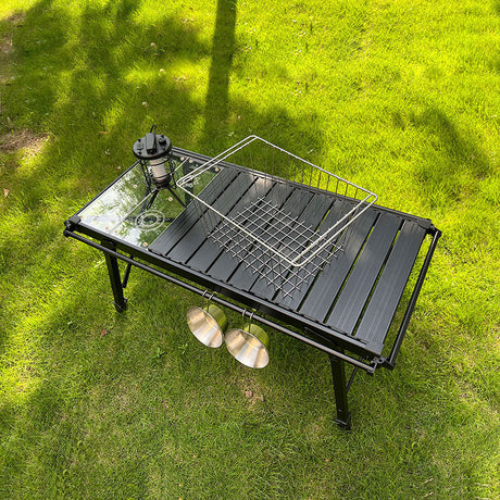 IGT Stainless Steel Folding Basket: Drain & Wash, Ideal Camping Table Accessory. - V.I.P Digital Presence