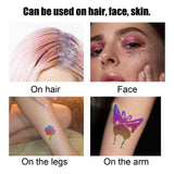 Flash Tattoo Skin Glue Painting Eye Makeup Glitter Glitter Face Body Skin Tattoo Glue - V.I.P Digital Presence