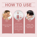 Vitamin C Foam Cleanser Gentle Moisturizing Hydrating Lotion Cleanser For Facial Skin