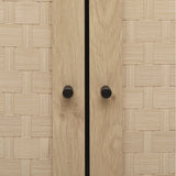 4 Door Accent Cabinet Sideboard Buffet Storage Cabinet with Adjustable Shelf for Entryway Living Room Bedroom - V.I.P Digital Presence