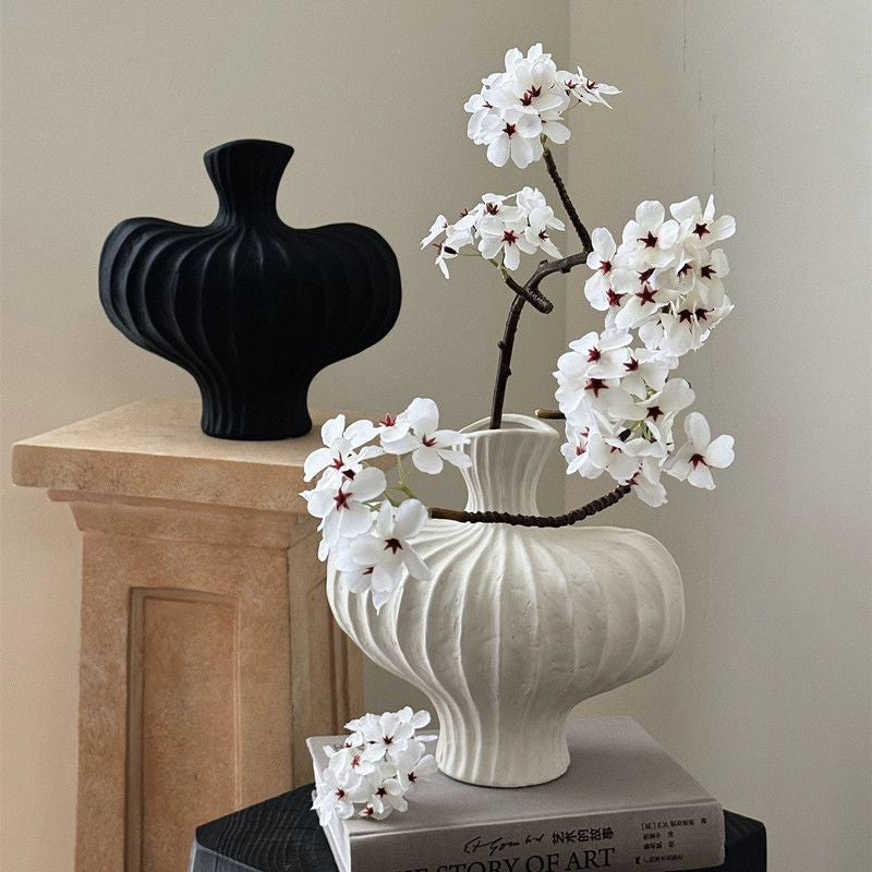 Plastic art imitation ceramic vase high-end decoration for living room desktop decoration - V.I.P Digital Presence