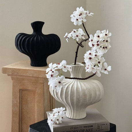 Plastic art imitation ceramic vase high-end decoration for living room desktop decoration - V.I.P Digital Presence