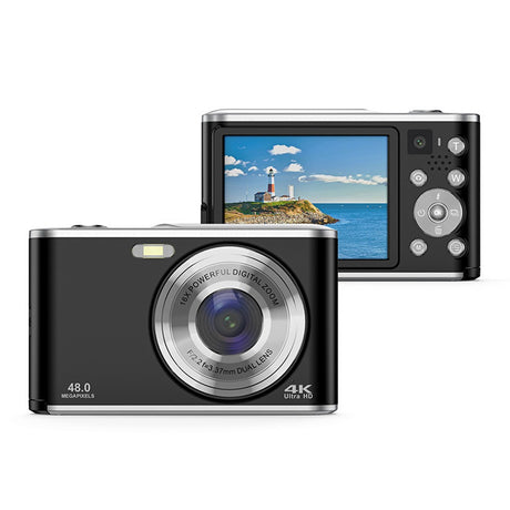 DC306 digital high-definition camera front and rear dual camera autofocus entry-level student card machine - V.I.P Digital Presence