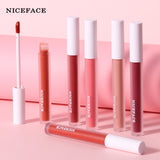 NICEFACE 12 Color Velvet Matte Lip Gloss Non-Stick Cup Liquid Lipstick Lip Glaze - V.I.P Digital Presence