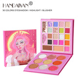 HANDAIYAN 30 Colors Mask Queen Eyeshadow Palette Eyeshadow + Blush + Contouring Highlight Makeup - V.I.P Digital Presence