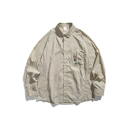 Casual sun protection long sleeved shirt jacket men's shirt - V.I.P Digital Presence