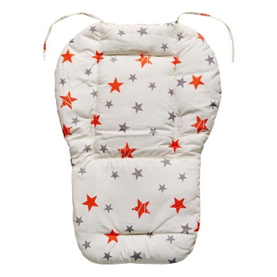 Cojín para trona de bebé y niño, cojín para asiento elevador, cojín para silla de comer, cojín para cochecito, cojín de tela de algodón 
