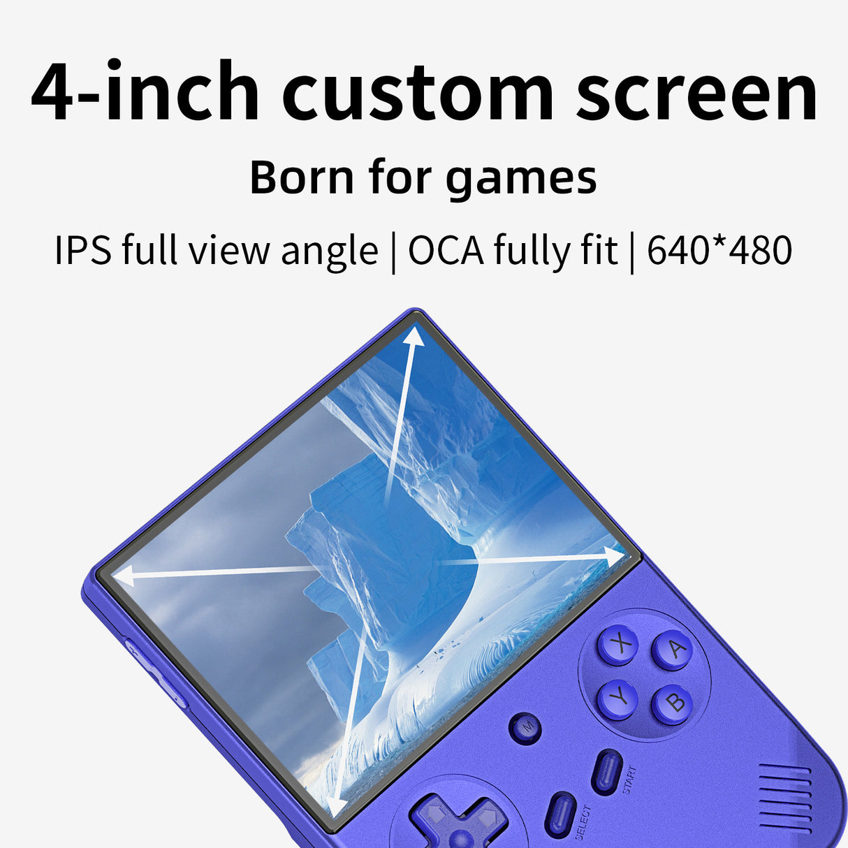 ANBERNIC's new RG40XXV vertical version retro portable handheld game console with lighting effect connected to power regard - V.I.P Digital Presence