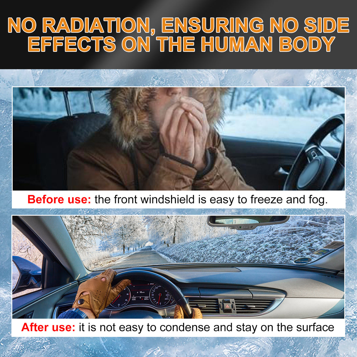 Electromagnetic Heating Snow Removal Device, Car Glass Snow Removal Defrosting Portable Car Deicing Instrument - V.I.P Digital Presence