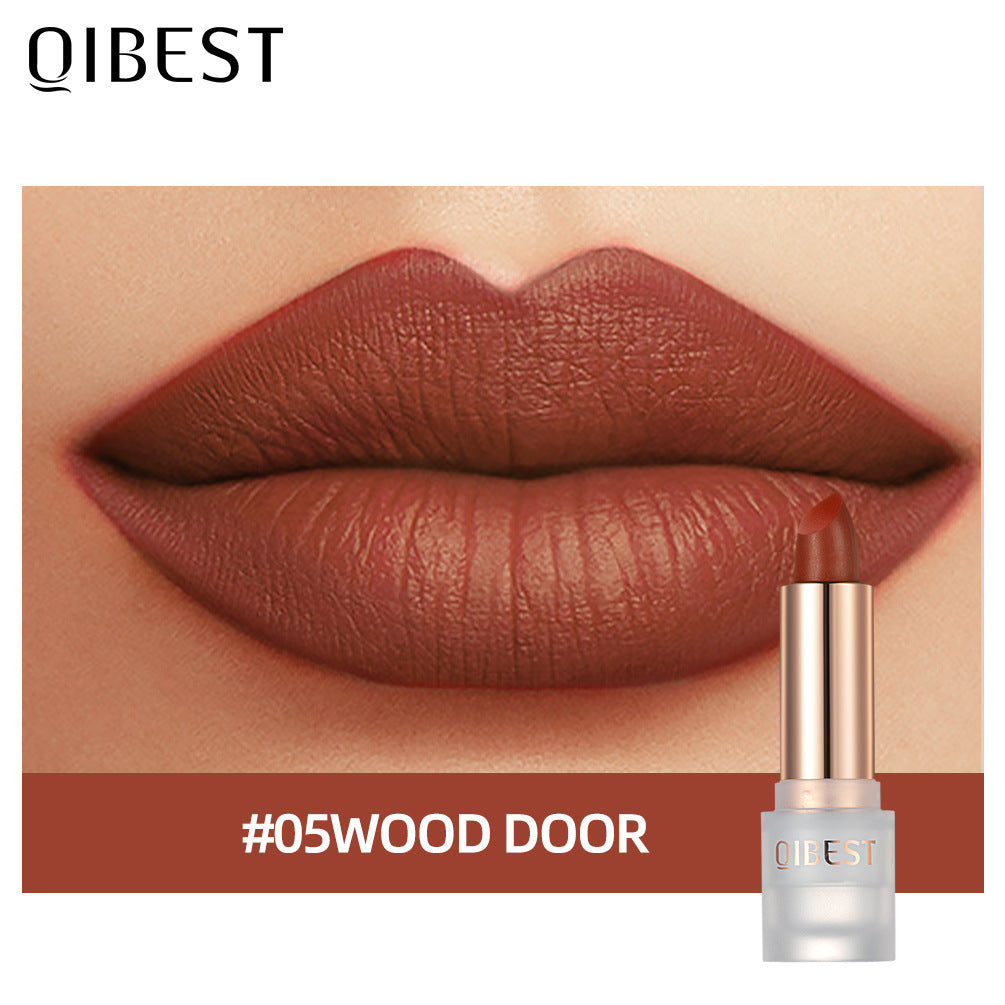 QIBEST Lipstick Velvet Matte Lipstick Not Easy To Fade Easy To Color Matte Lipstick - V.I.P Digital Presence