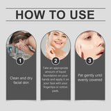 Moisture Concealer Foundation, Long-Lasting Moisturizing And Refreshing Moisturizing Light Skin Care Foundation - V.I.P Digital Presence