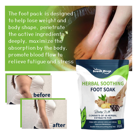 Herbal Soothing Foot Soak, Vein Repair To Relieve Body Fatigue Body Shaping Bead Foot Bath Kit - V.I.P Digital Presence