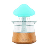 New Designed Cool Mist Essential Oil 7 Colors LED Night Light Wood Grain Cloud Rain Water Air Humidifier - V.I.P Digital Presence