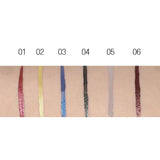 Music Flower Brand 6 Color Shimmer Liquid Eyeliner Pen Brightening Eyes Makeup Eye Liner Pencil Waterproof Quick Drying Eyelid - V.I.P Digital Presence