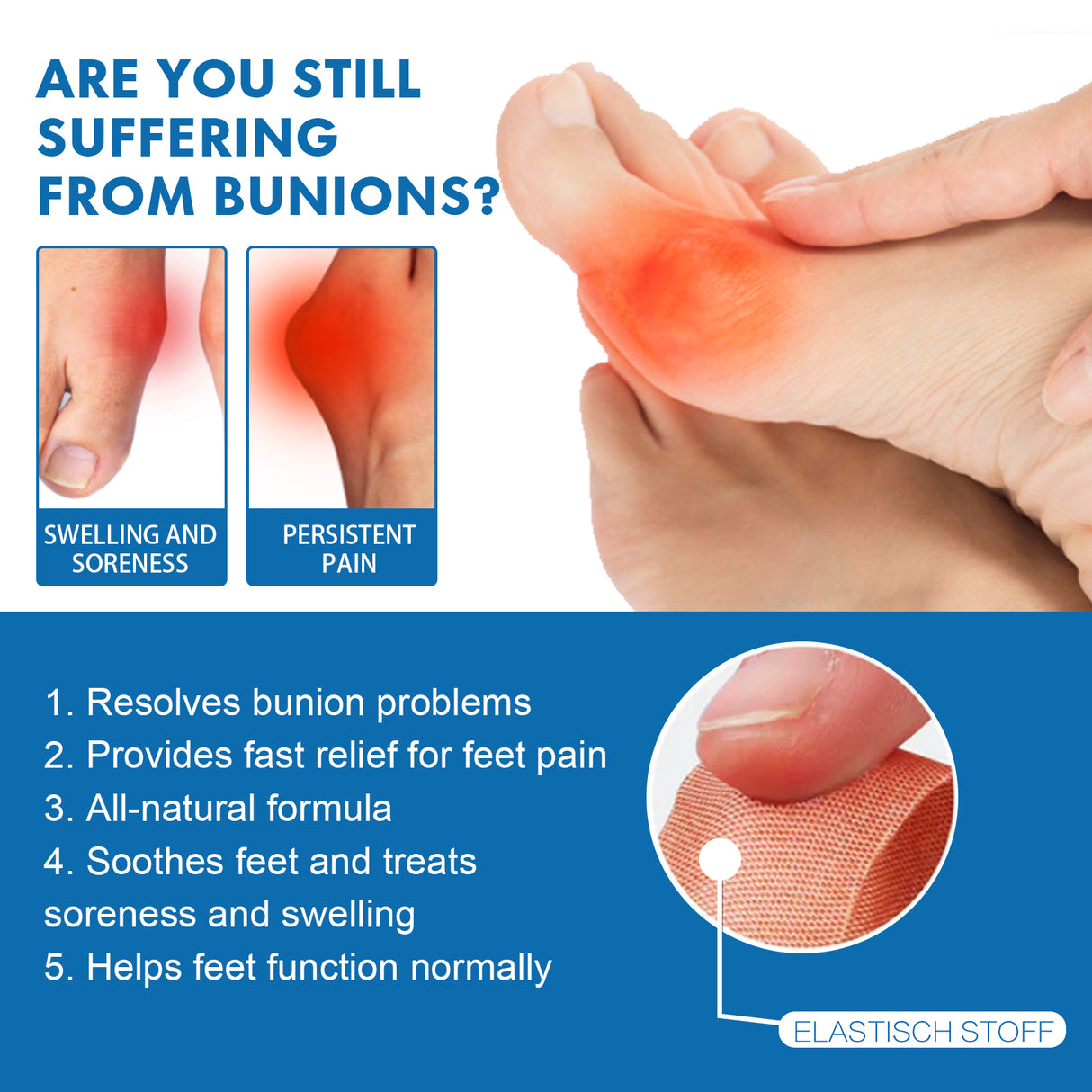 Thumb Toe Correction Patch, Big Toe Valgus Toe Swelling Correction Joint Pain Care Patch