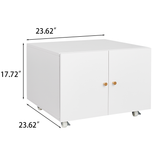 Office furniture Copier Cabinet white mobile pedestal file Printer Stand - V.I.P Digital Presence