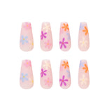 Pastoral Series Rainbow Sunflower Wearing Nail Enhancement Finished Products Fake Nail Enhancement Patch Nail Patch Removable Nail Patch - V.I.P Digital Presence