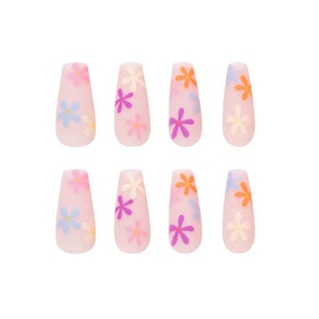 Pastoral Series Rainbow Sunflower Wearing Nail Enhancement Finished Products Fake Nail Enhancement Patch Nail Patch Removable Nail Patch - V.I.P Digital Presence