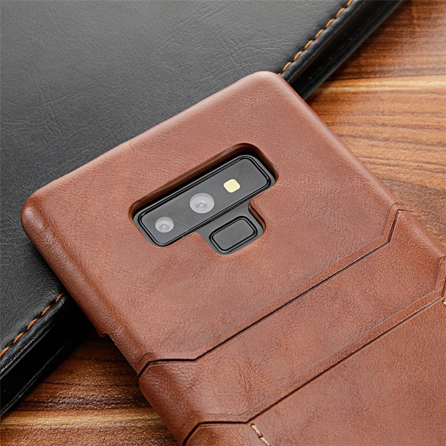 Card Holder Case for Samsung Galaxy Note 9 8 Luxury Leather Wallet Shockproof Slim Hard Back Cover for Galaxy - V.I.P Digital Presence