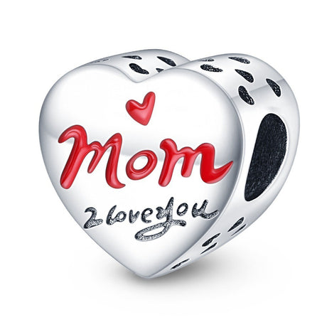 Mother's Day heart-shaped blessing pendant birthday gift DIY jewelry accessories - V.I.P Digital Presence