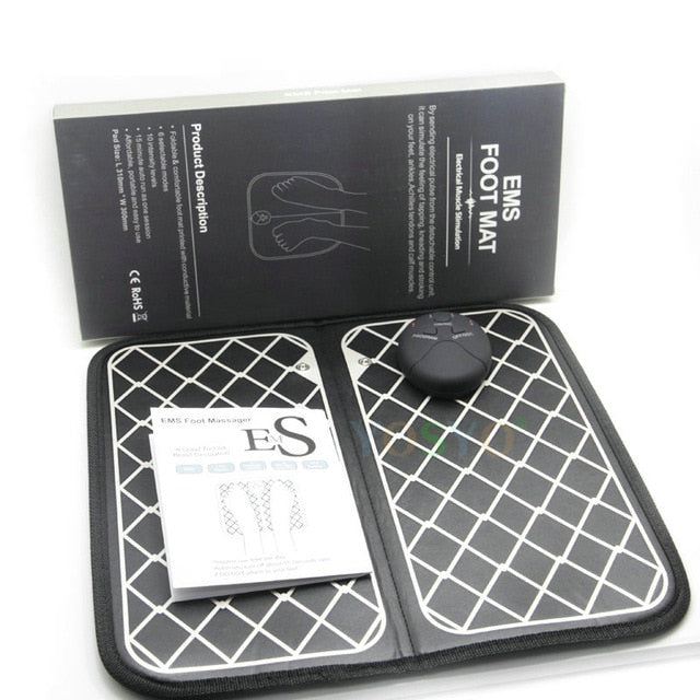 Electric EMS Foot Massager Pad Feet Muscle Stimulator Foot Massage Mat Improve Blood Circulation Relieve Ache Pain Health Care - V.I.P Digital Presence