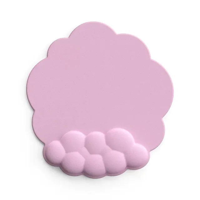 Alfombrilla de ratón con reposamuñecas para teclado, nube, antideslizante, espuma viscoelástica, para escritorio, oficina, gamer, ratón, reposamuñecas