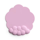 Alfombrilla de ratón con reposamuñecas para teclado, nube, antideslizante, espuma viscoelástica, para escritorio, oficina, gamer, ratón, reposamuñecas