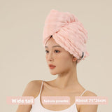 French Style Dry Hair Cap for Adults, Extra Large and Thick, Strong Water Absorption, Quick Drying Hair Care, One-Piece Head Wrap Dry Hair Towel - V.I.P Digital Presence