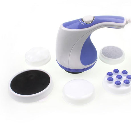 Mambo Full Relax Tone Spin Body Massager With 5 Headers Relax Spin Tone Slimming Lose Weight Burn Fat Full Body Massage Device - V.I.P Digital Presence