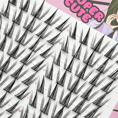 Large-capacity self-grafting eyelashes cartoon pure desire simulation natural single cluster butterfly girl 10 rows of sunflower - V.I.P Digital Presence
