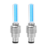 FORAUTO 2PCS Car Wheel LED Light Motocycle Bike Light Tire Valve Cap Decorative Lantern Tire Valve Cap Flash Spoke Neon Lamp - V.I.P Digital Presence