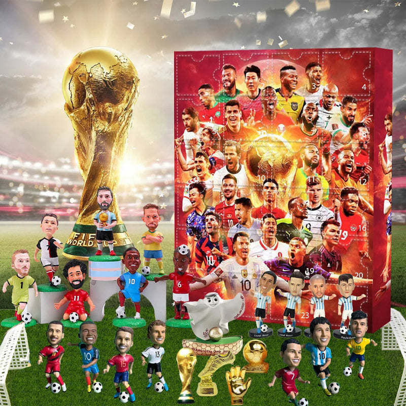 Football Blind Box World Cup PVC Star Ornament Football Star Blind Box Comes to the Football World Handmade - V.I.P Digital Presence