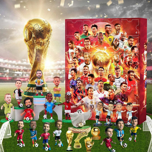 Football Blind Box World Cup PVC Star Ornament Football Star Blind Box Comes to the Football World Handmade - V.I.P Digital Presence