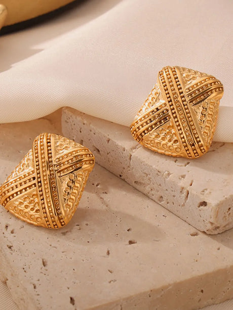 Titanium Steel Geometric Shape Earrings - V.I.P Digital Presence