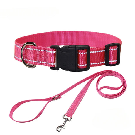 Nylon Dog Collar and Leash Set Pet Collars Leash for Small Medium Large Dogs Dog Accessories for Small Dogs - V.I.P Digital Presence
