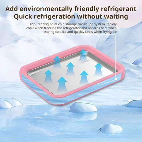 Home ice cream maker, small frozen yogurt maker, handmade for kids, frozen ice tray, family kitchen tools - V.I.P Digital Presence