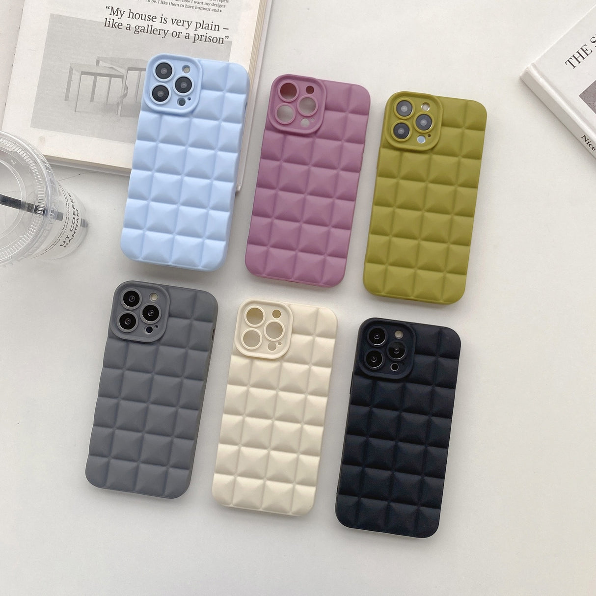 3D Lattice Suitable Apple iPhone Phone Case 14max Angel Eyes 12pro Transparent TPU13/XR Soft Case - V.I.P Digital Presence