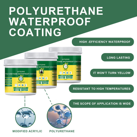 Polyurethane Waterproof Coating, Roof Bathroom Pipe Leakproof Smashing Brick Transparent Waterproofing Agent Wall Paint - V.I.P Digital Presence