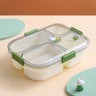 Fashion cartoon cute four-grid microwaveable lunch box bento box lunch box - V.I.P Digital Presence