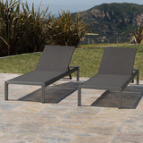 CAPE CORAL KD CHAISE LOUNGE GRY(MP2)( SET OF 2 ) - V.I.P Digital Presence