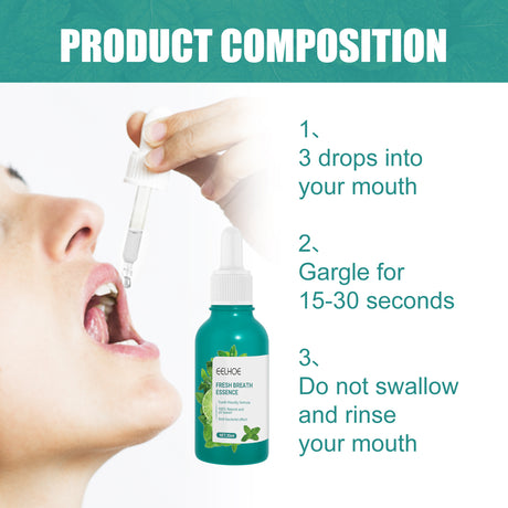 Fresh Breath Essence, Cleans Bad Breath And Leaves Fresh Breath Mint Scent  Essence - V.I.P Digital Presence