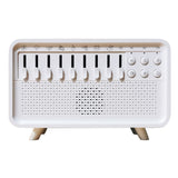 8 - Adjustable - White - Noise Air Aroma Diffuser Humidifier with Night Light and Bluetooth Speaker - V.I.P Digital Presence