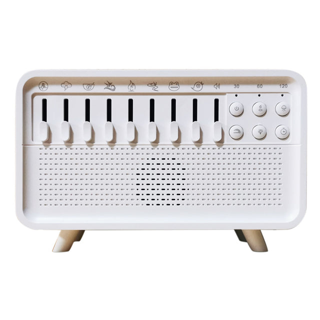8 - Adjustable - White - Noise Air Aroma Diffuser Humidifier with Night Light and Bluetooth Speaker - V.I.P Digital Presence