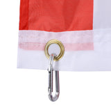 25FT segmented flagpole kit, ultra thick heavy-duty aluminum flagpole with top ball outdoor embedded flagpole - V.I.P Digital Presence