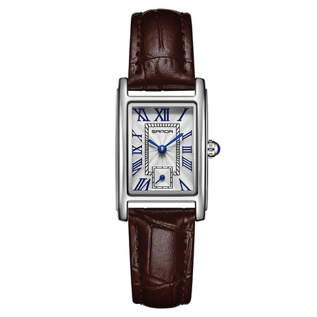 Watch Square Steel Band Quartz Watch Roman Numeral Waterproof Quartz Ladies Belt Watch - V.I.P Digital Presence
