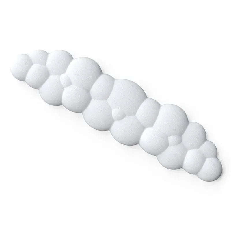 Alfombrilla de ratón con reposamuñecas para teclado, nube, antideslizante, espuma viscoelástica, para escritorio, oficina, gamer, ratón, reposamuñecas
