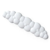 Alfombrilla de ratón con reposamuñecas para teclado, nube, antideslizante, espuma viscoelástica, para escritorio, oficina, gamer, ratón, reposamuñecas
