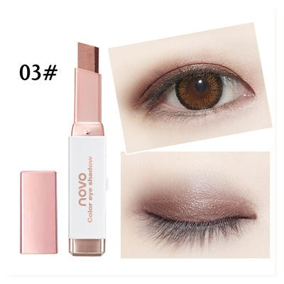 Eyeshadow Stick Stereo Gradient Shimmer Double Color Cream Pen Eye Makeup Cosmetics Tool - V.I.P Digital Presence
