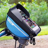 Cycling Bicycle Bike Head Tube Handlebar Cell Mobile Phone Bag Case Holder Case Pannier Waterproof Touchscreen Polyester Bike ba - V.I.P Digital Presence