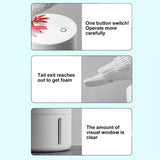 Pigeon-shaped auto sensor foam dispenser. Touchless, fine foam. - V.I.P Digital Presence